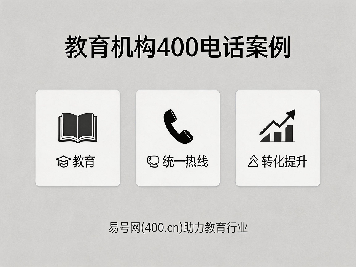 教育机构400电话应用场景