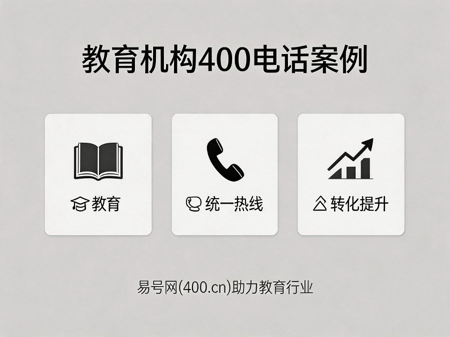 教育机构400电话应用场景