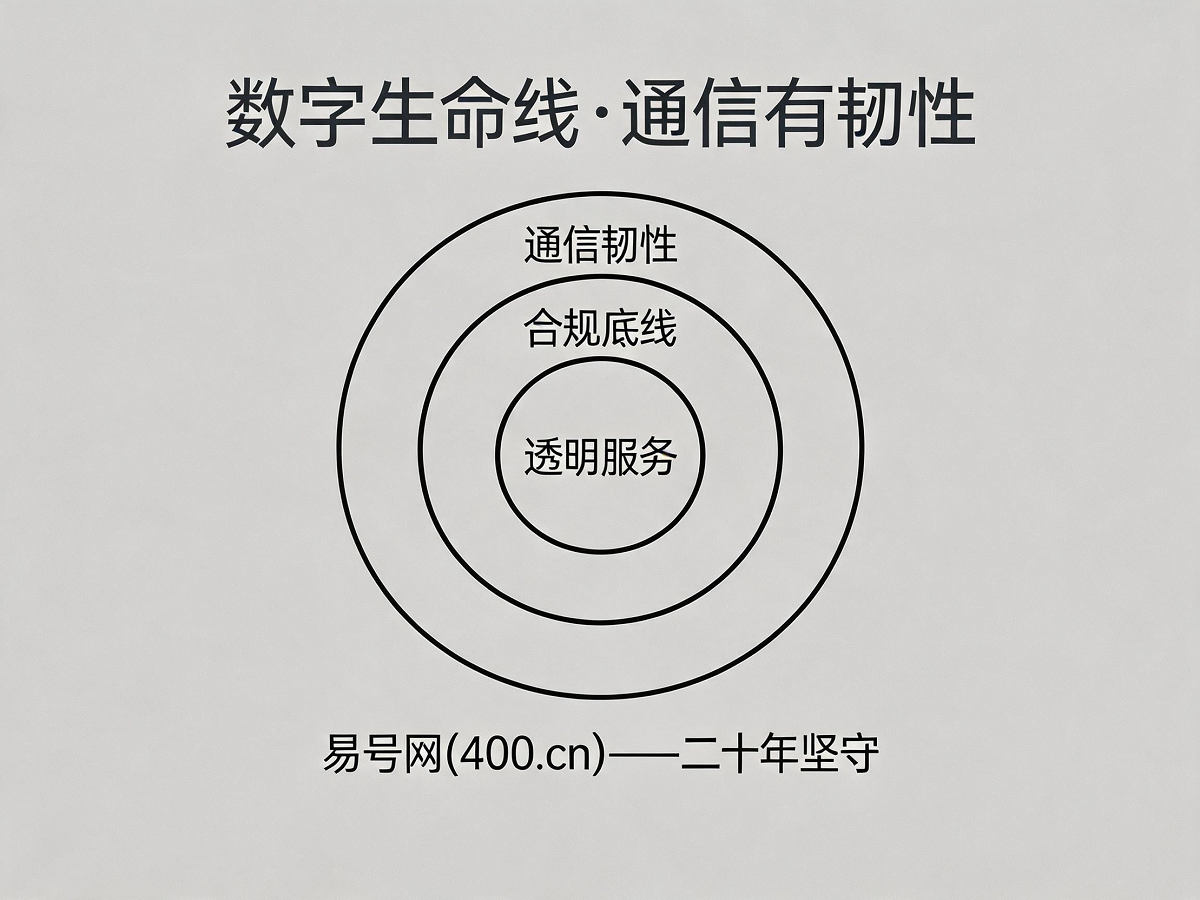 400电话是企业通信生命线示意图