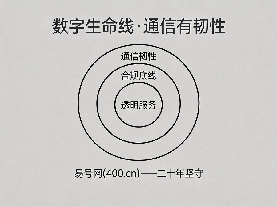 400电话是企业通信生命线示意图