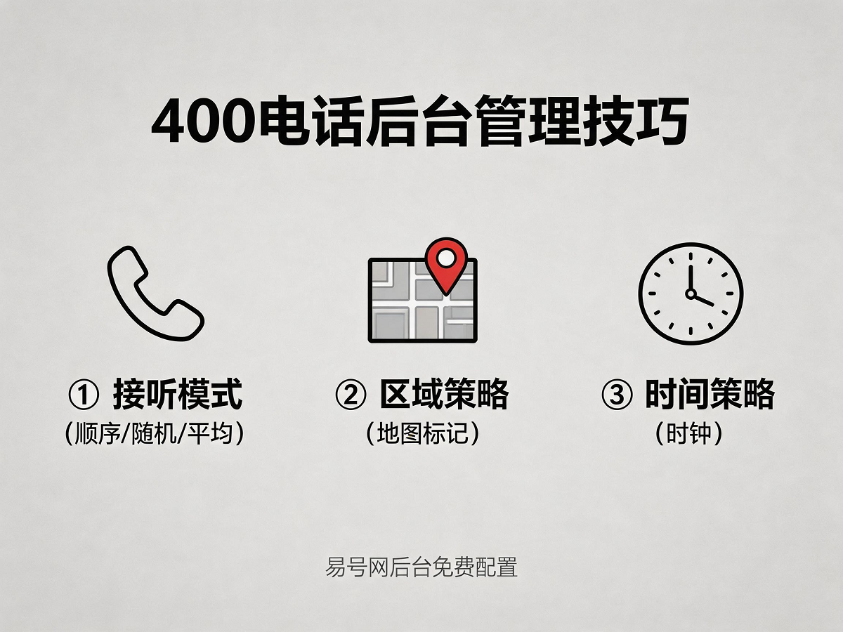 400电话后台管理界面示意图