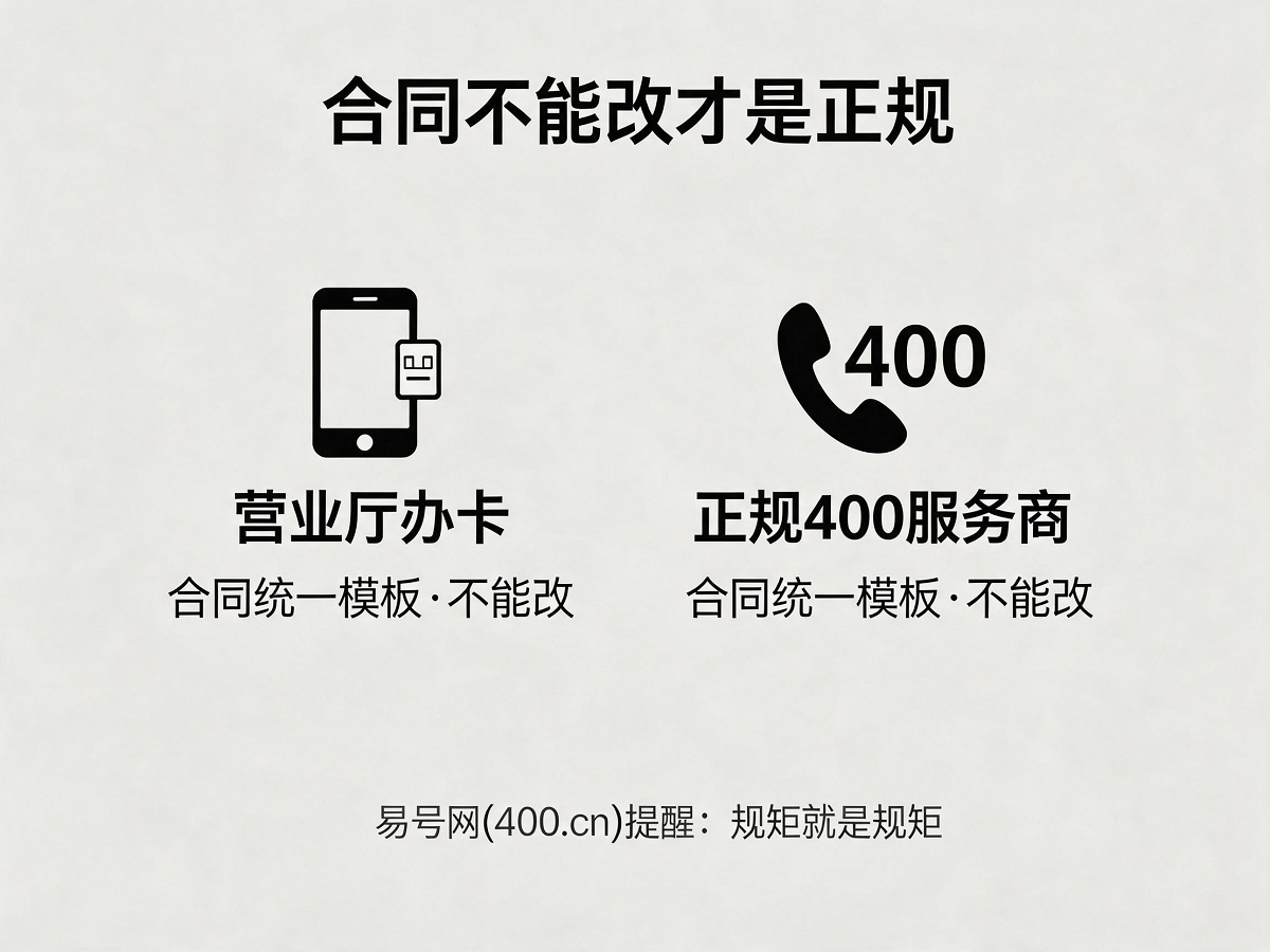 营业厅合同不能改类比