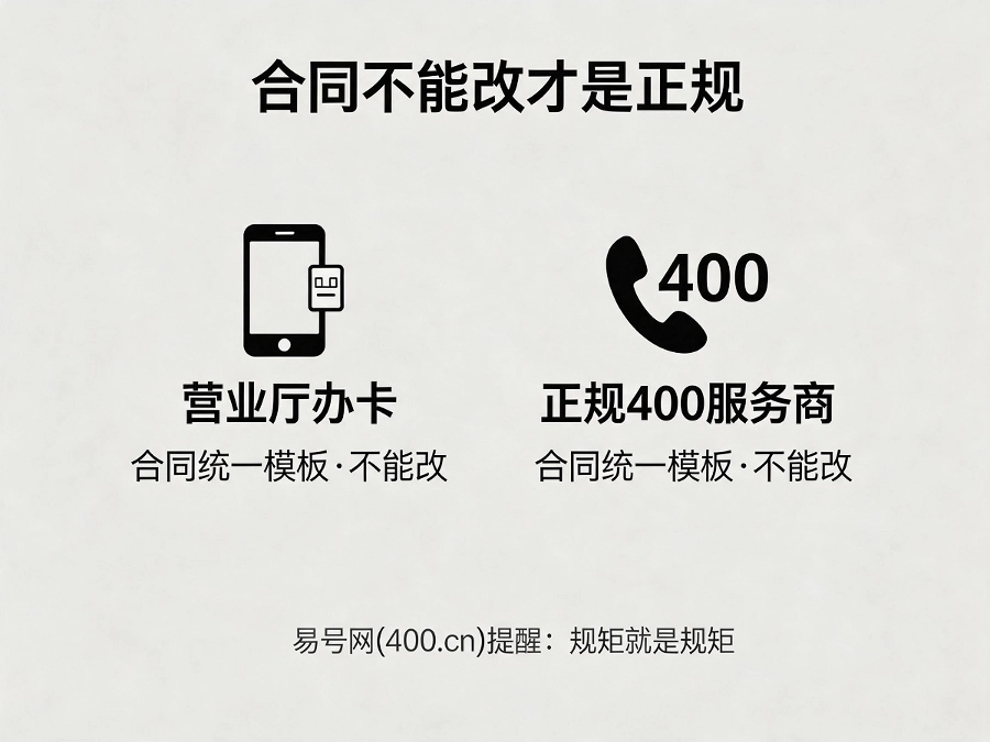 营业厅合同不能改类比