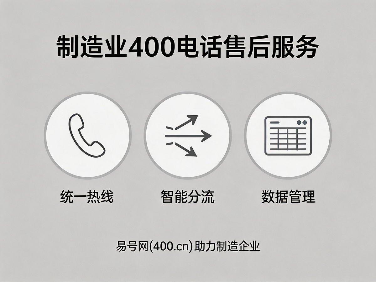 制造业400电话售后服务示意图