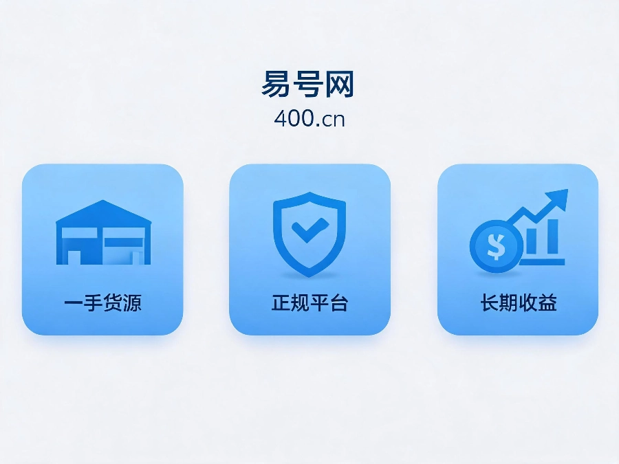 400电话代理正规渠道：易号网400.cn一手直签