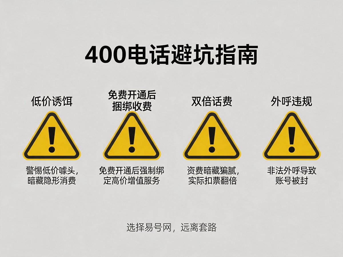 400电话低价套路示意图