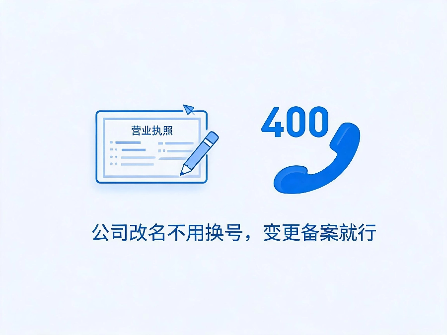 2026年企业更名后400电话变更备案指南