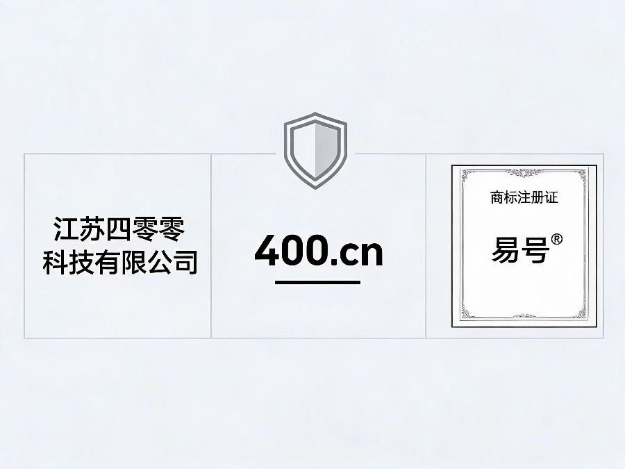 400老用户迁移三大唯一官方标识：江苏四零零科技、400.cn、易号商标