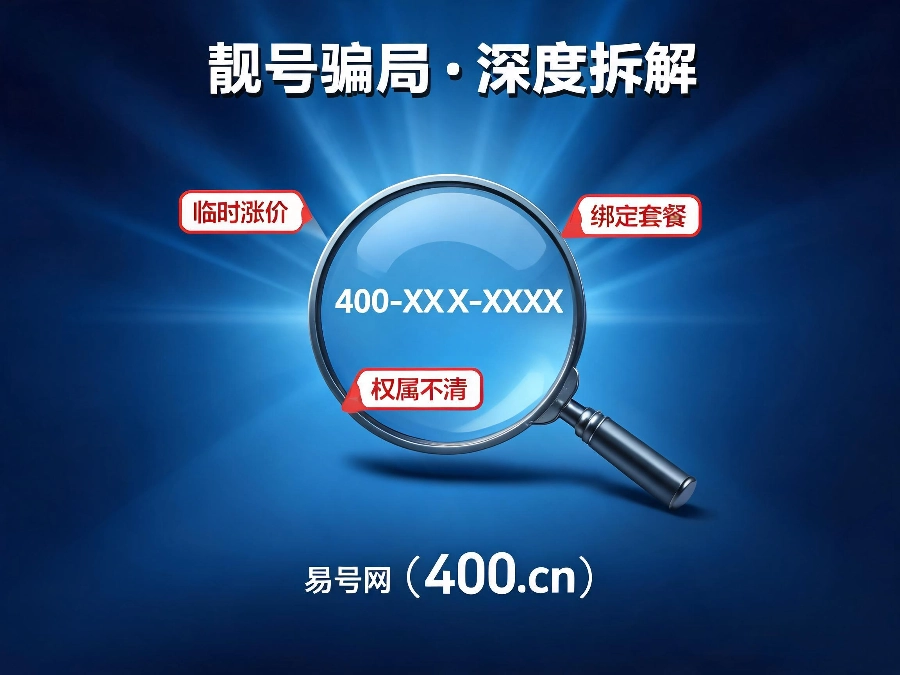 2026年400靓号低价引流骗局拆解