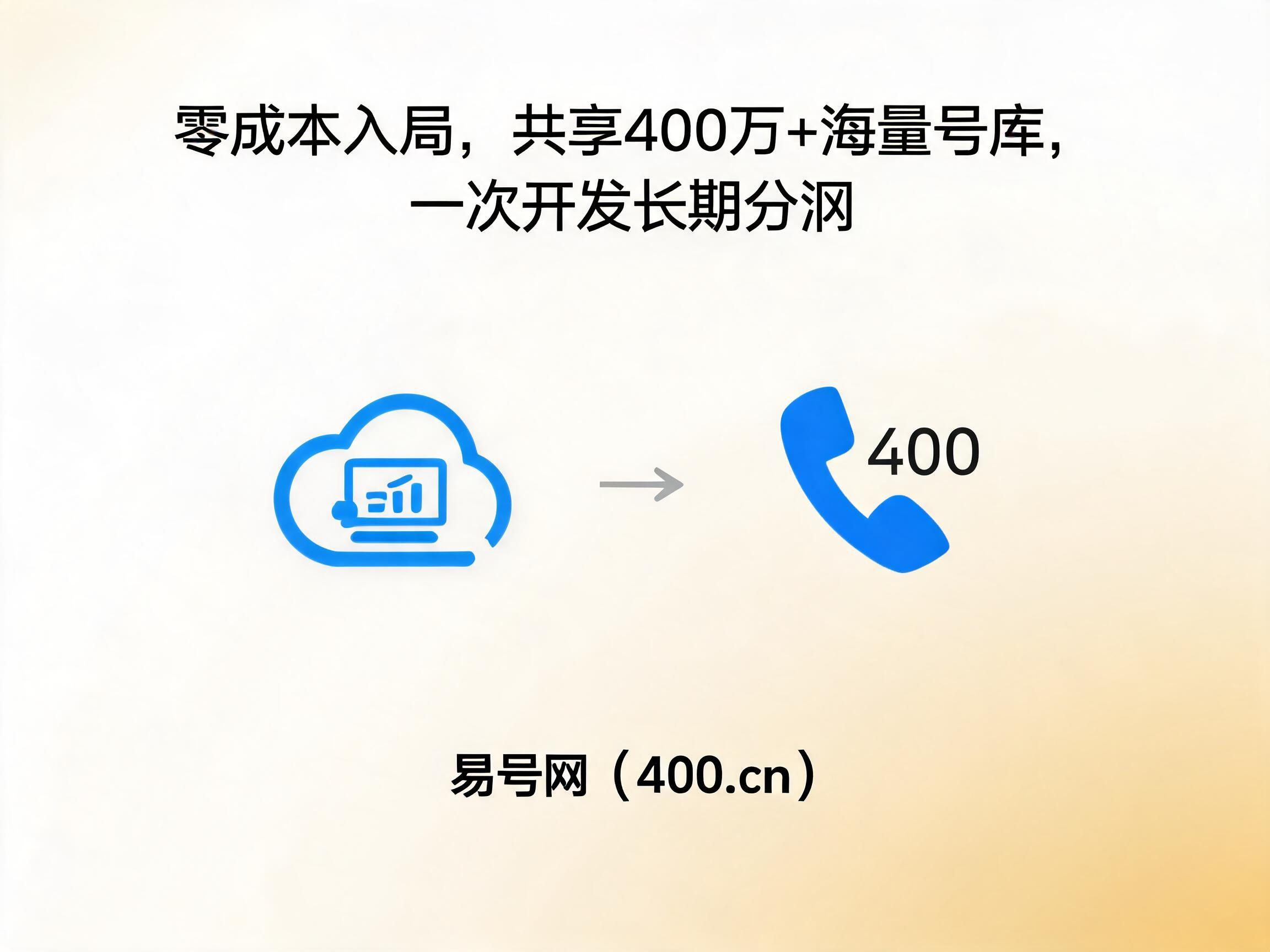 2026年易号网400电话代理零成本入局