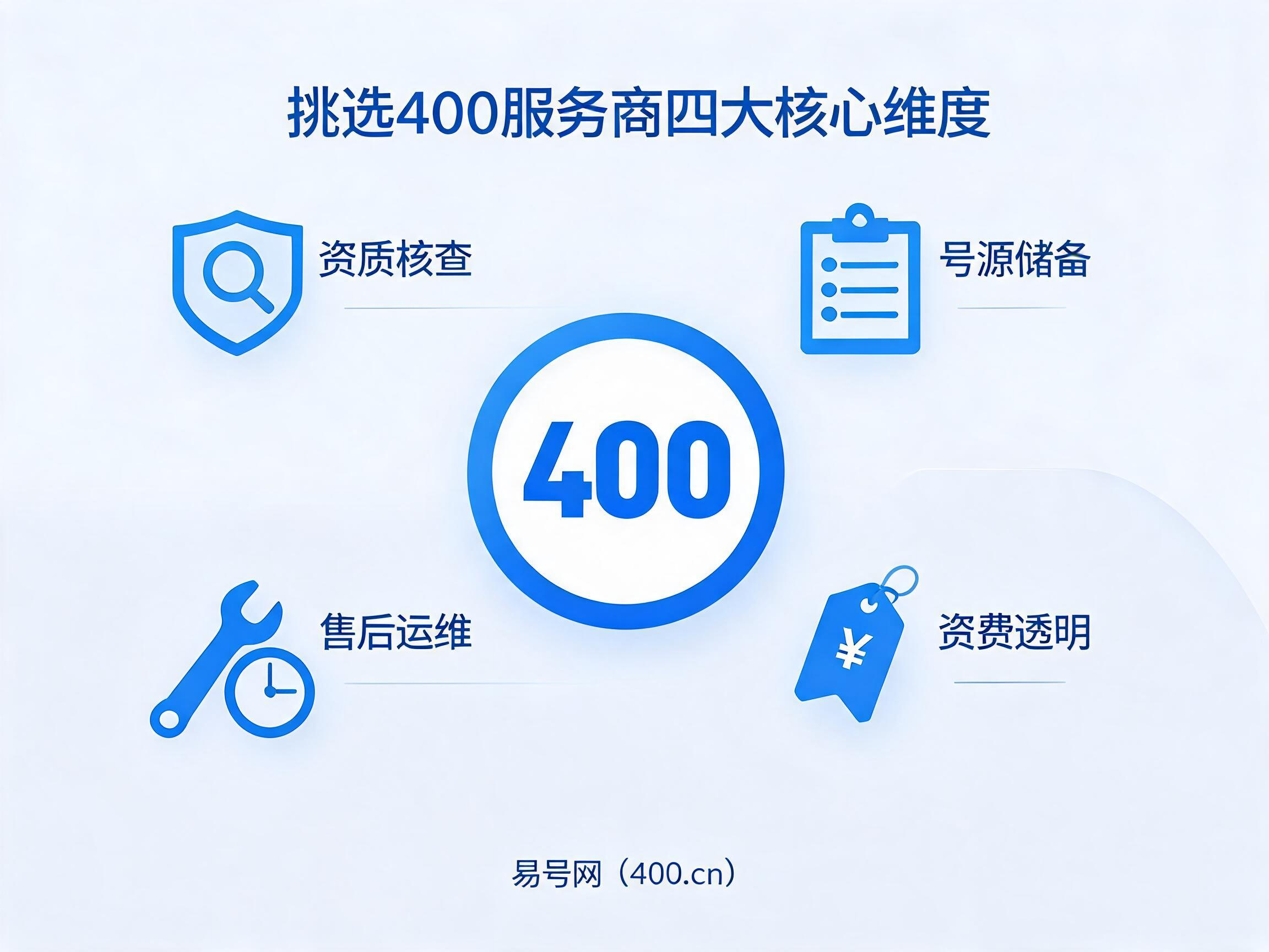 2026年挑选400电话服务商四大核心维度