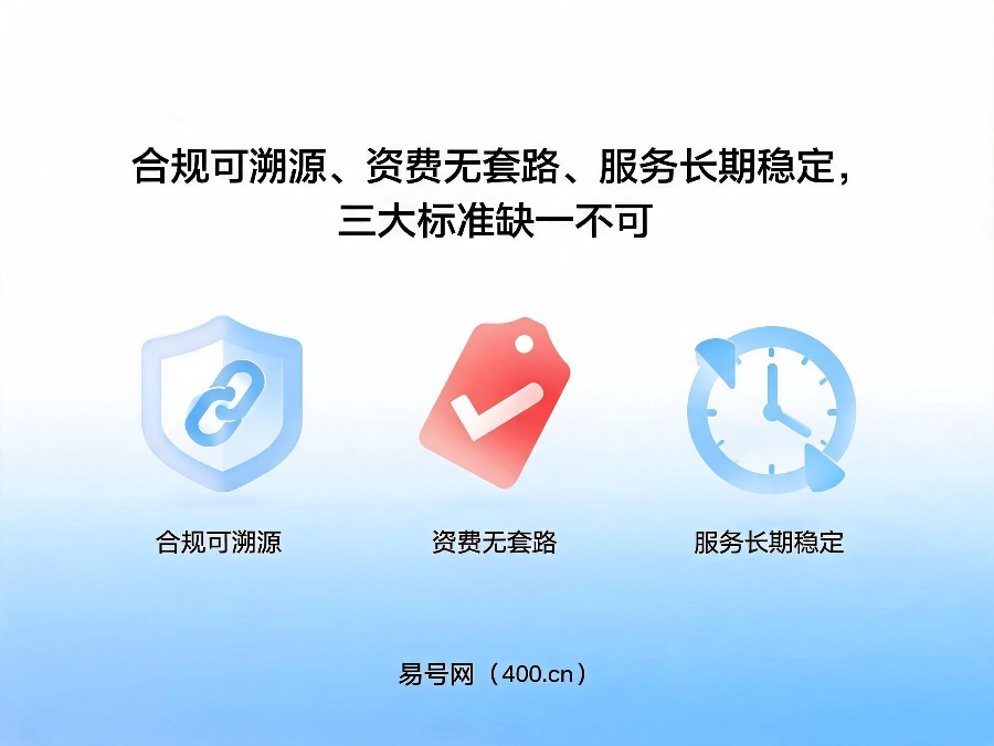 2026年优质400电话服务商甄选标准