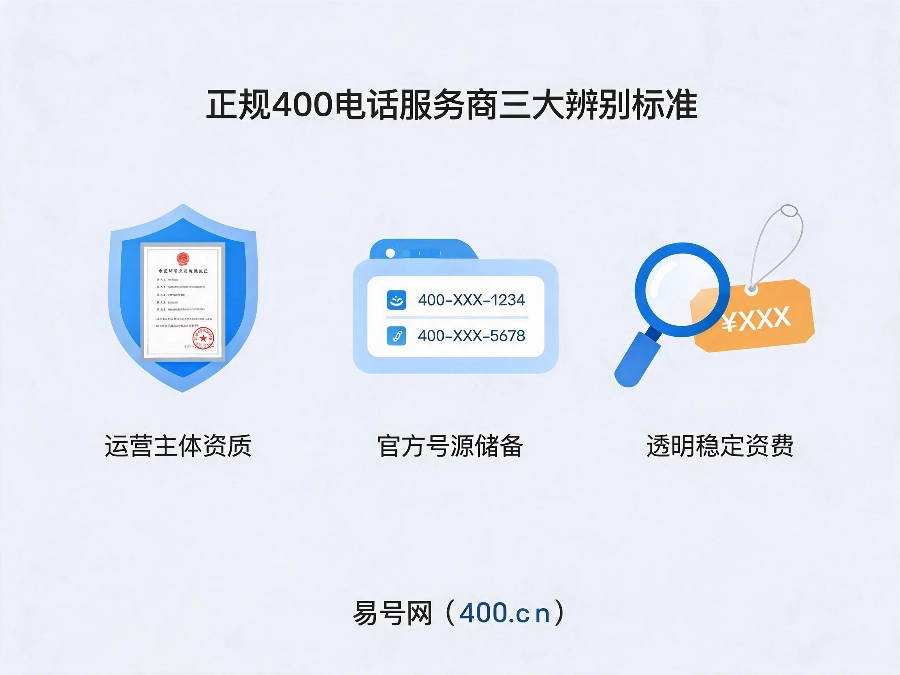 正规400电话服务商三大辨别标准