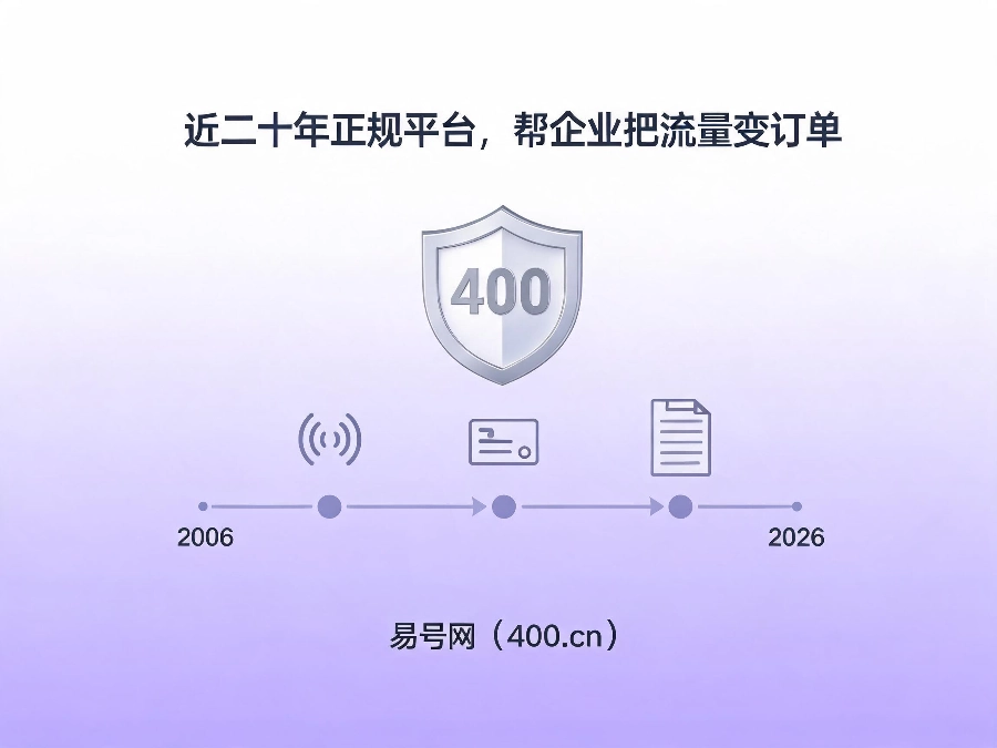 易号网400.cn正规办理服务保障