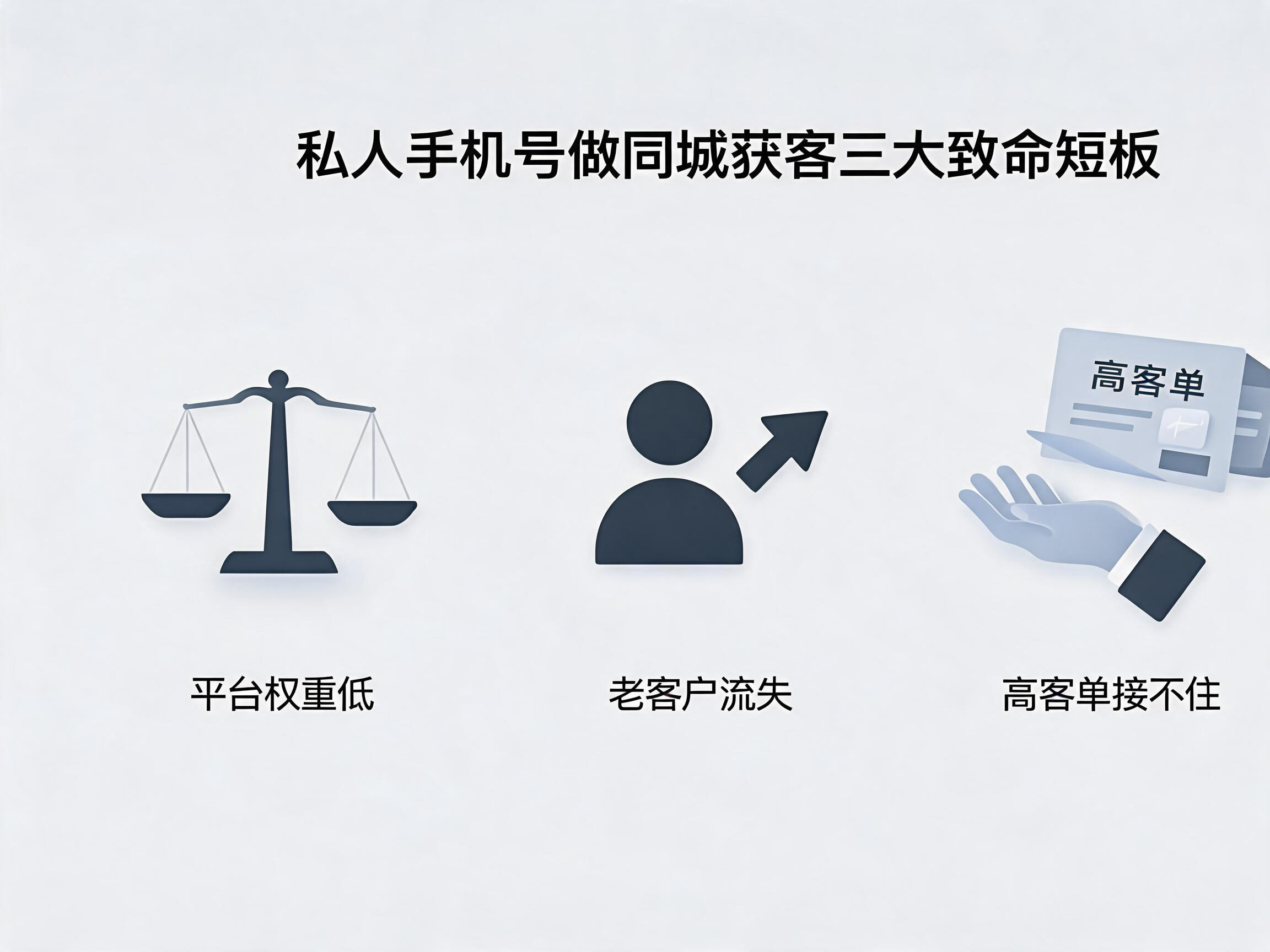 私人号码做同城获客三大致命短板