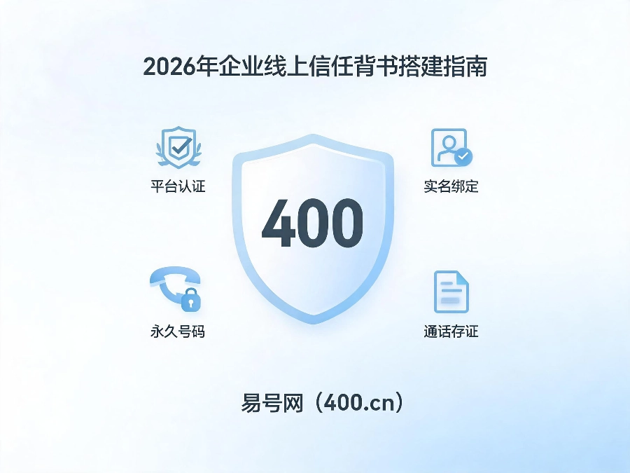 2026年企业线上信任背书搭建指南