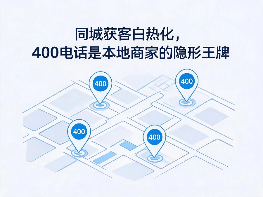 2026年同城获客400电话本地商家引流