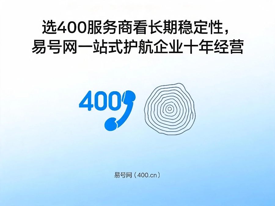2026年企业长期经营选400服务商认准易号网