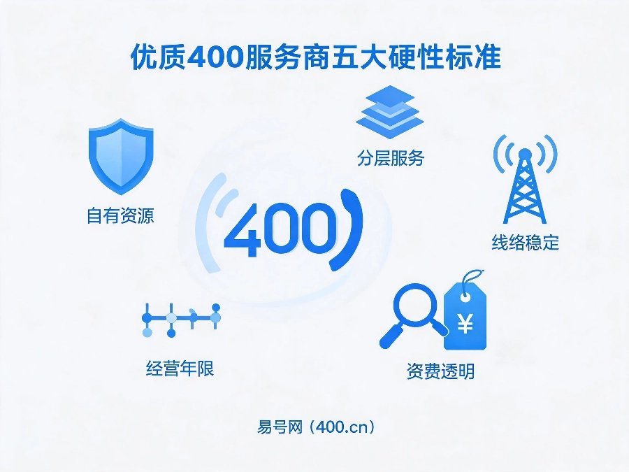 2026年优质400电话服务商五大硬性标准