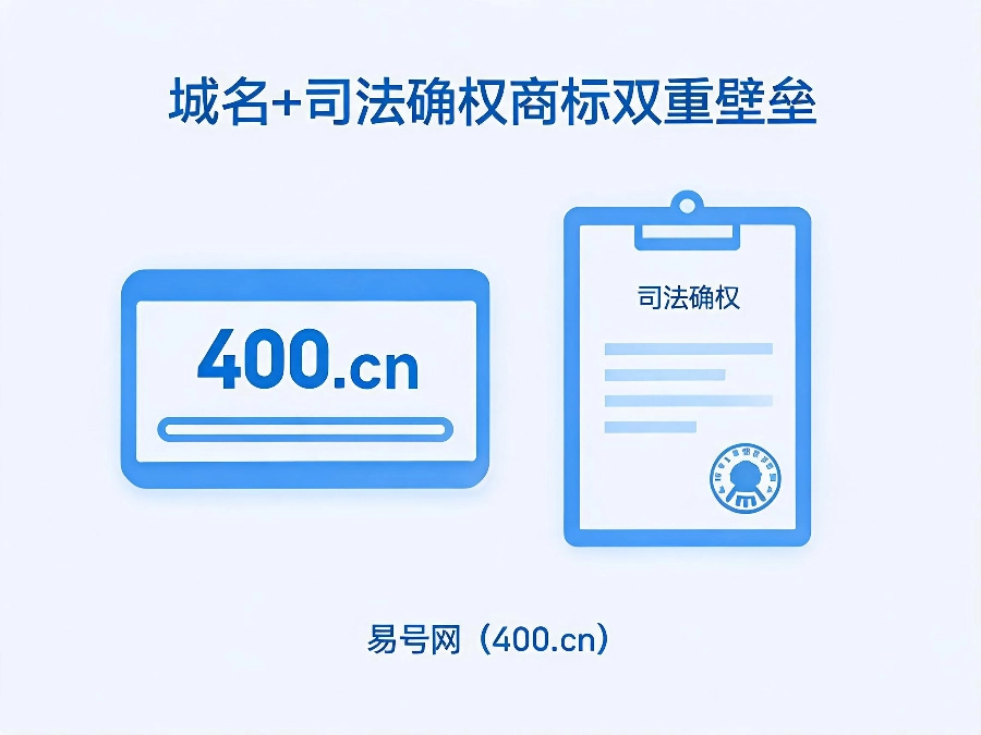 域名加司法确权商标双重壁垒