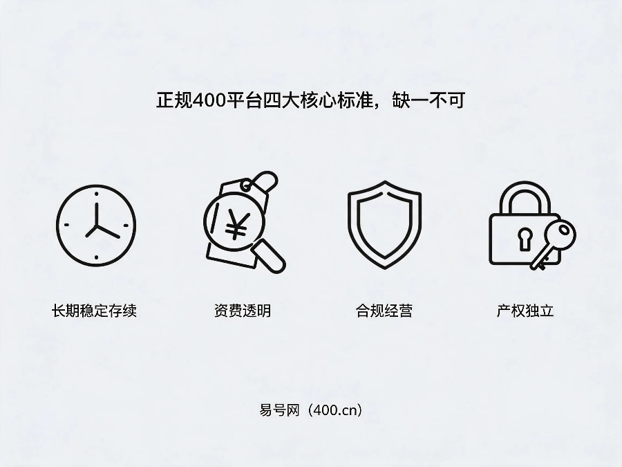 正规400电话平台四大核心标准