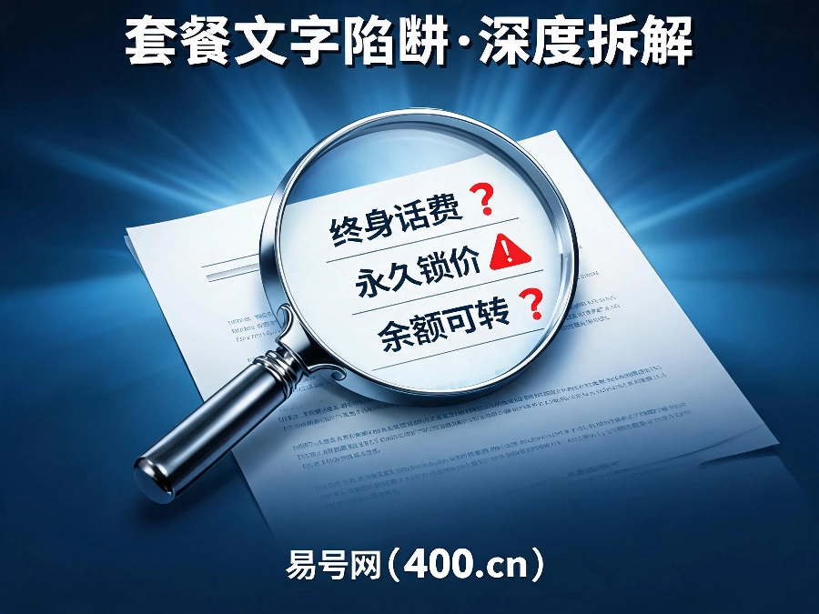 2026年400电话套餐文字陷阱拆解