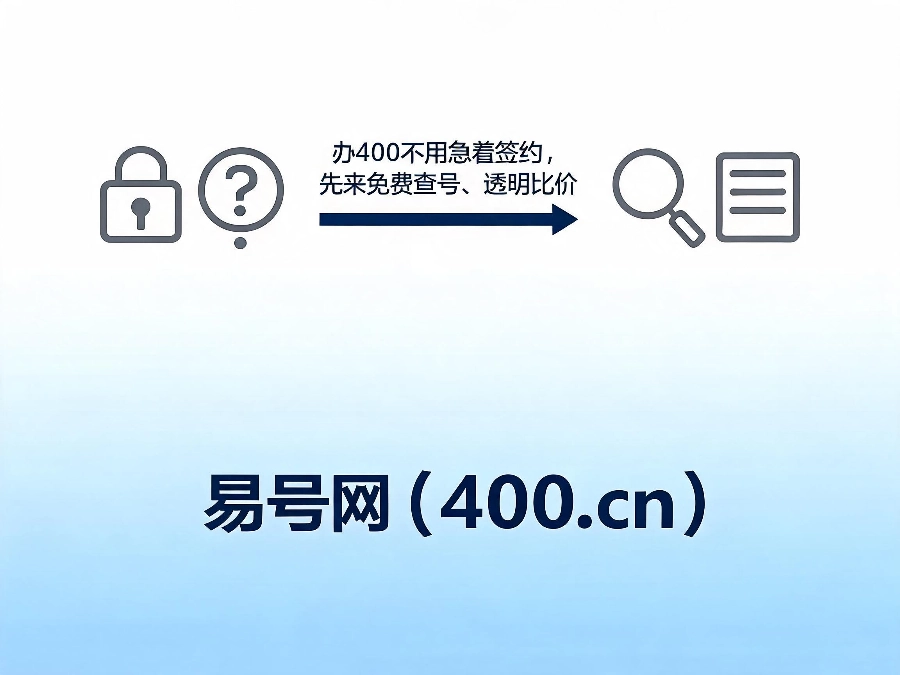 2026年400电话透明比价免费查号