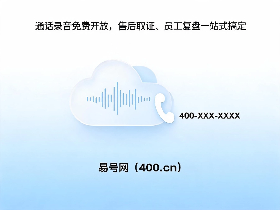 2026年400电话通话录音保存调取实操教程