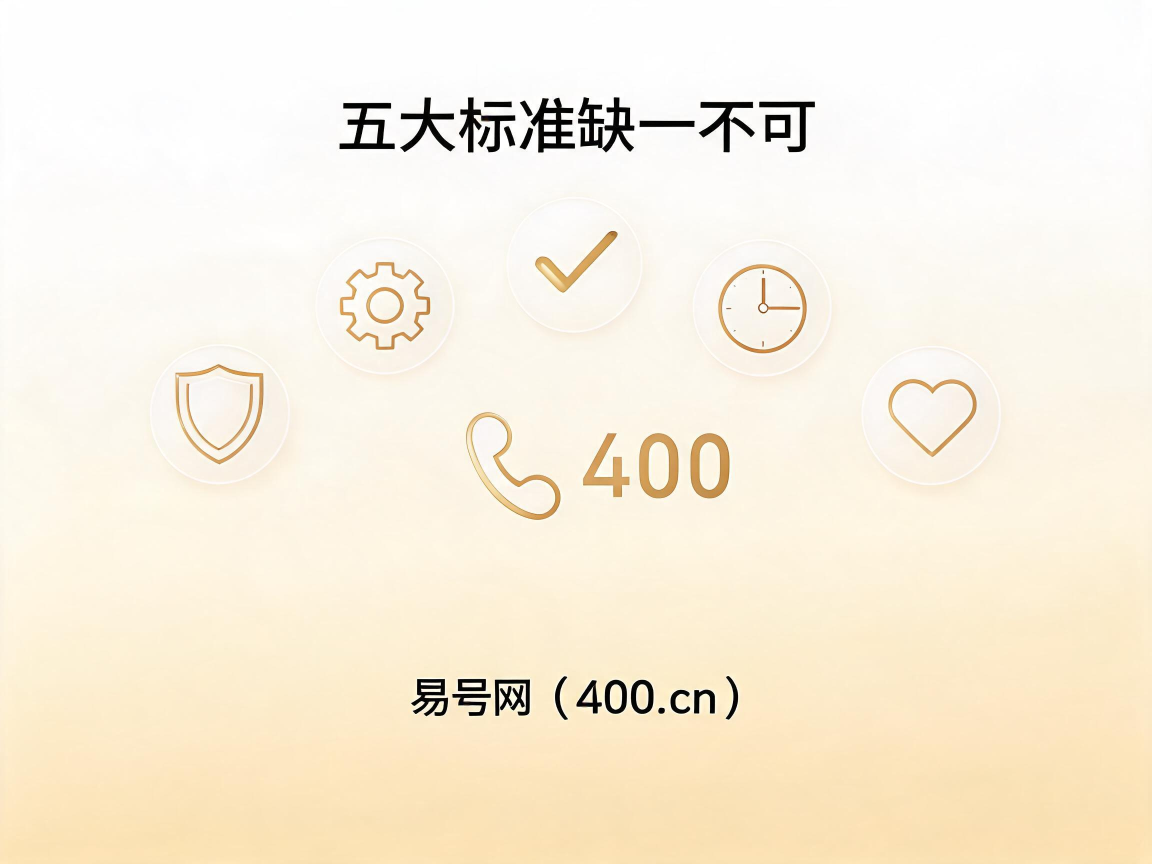 2026年选400服务商五大核心标准