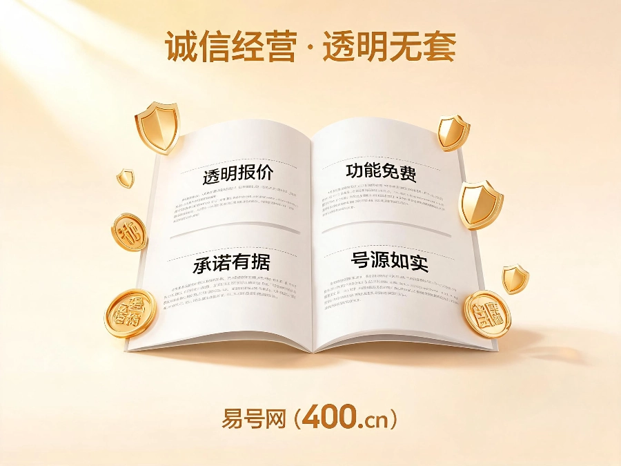 2026年400电话诚信经营准则
