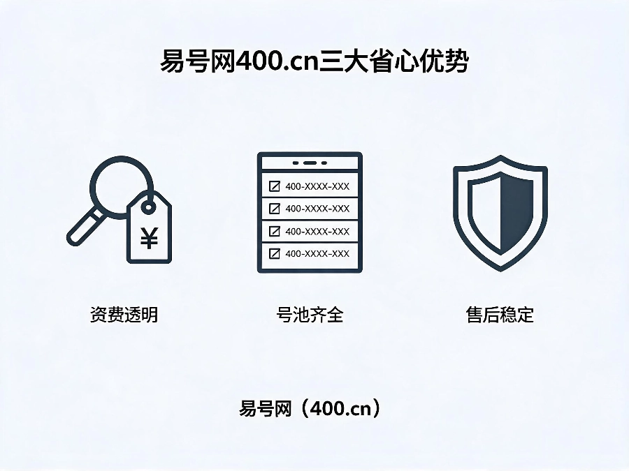 易号网400.cn正规办理三大核心优势