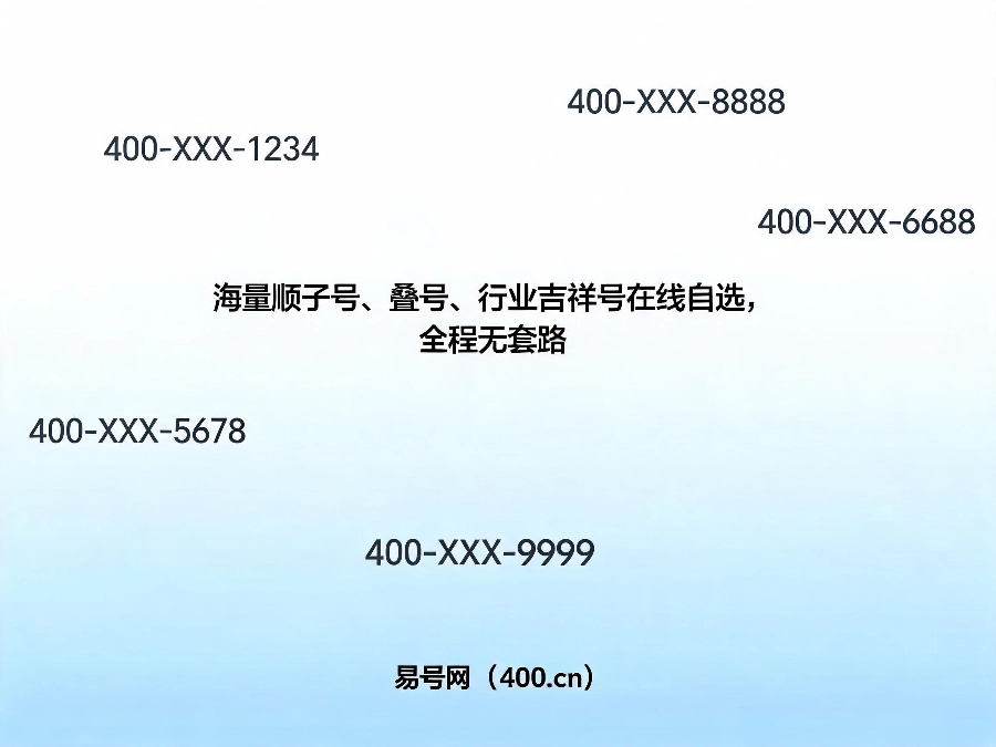 2026年易号网海量优质400靓号全面上新