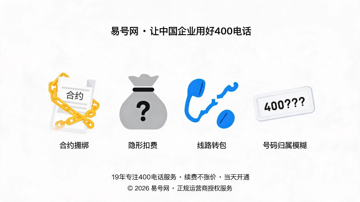 廉价400套餐四大坑