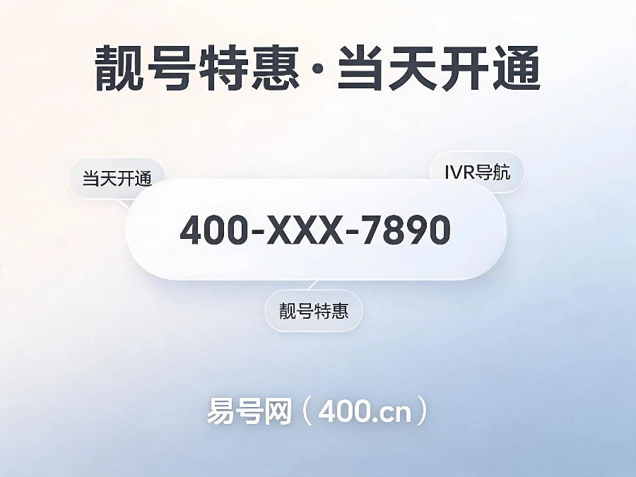 2026年400靓号周末高效办理指南