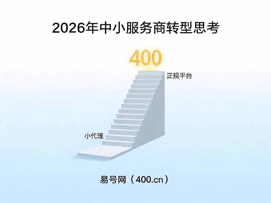 2026年中小服务商转型思考