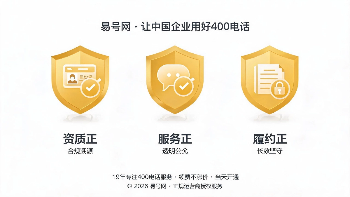 易号正名三重标准示意图