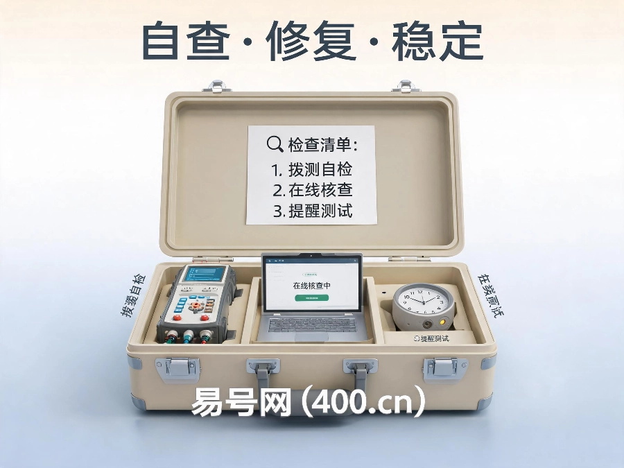 2026年400电话日常自查与轻症故障处理指南