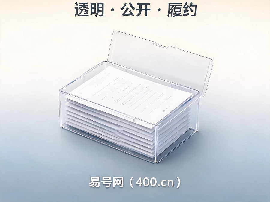 2026年400电话服务诚信准则