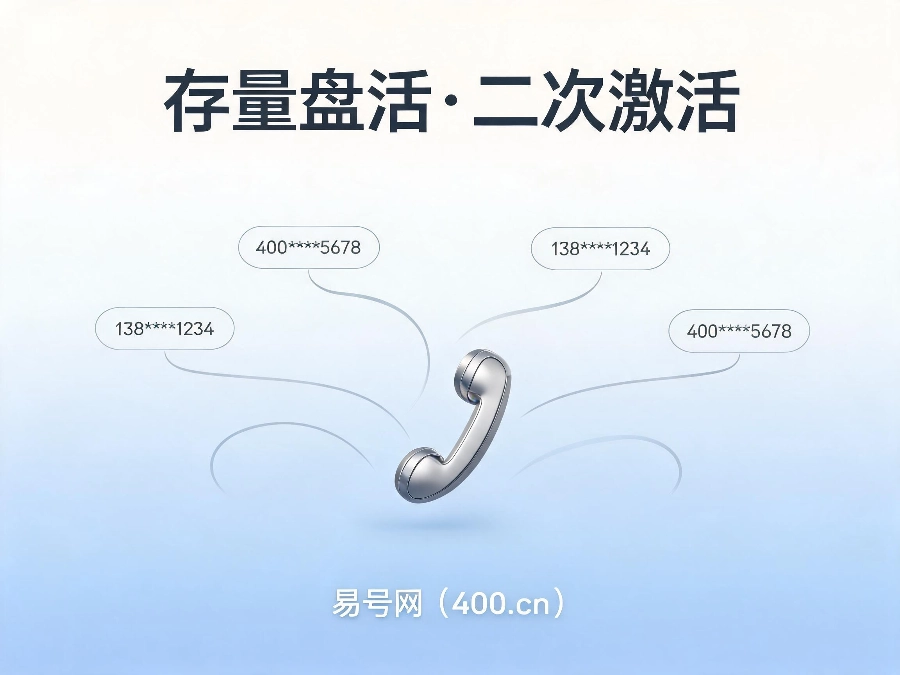 2026年400电话存量资产二次激活