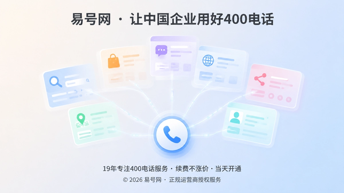 400电话成为企业多平台信息同步的关键锚点
