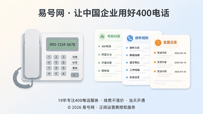 400电话交接资料清单插画