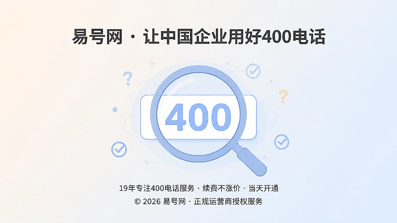 客户用放大镜搜索400电话号码